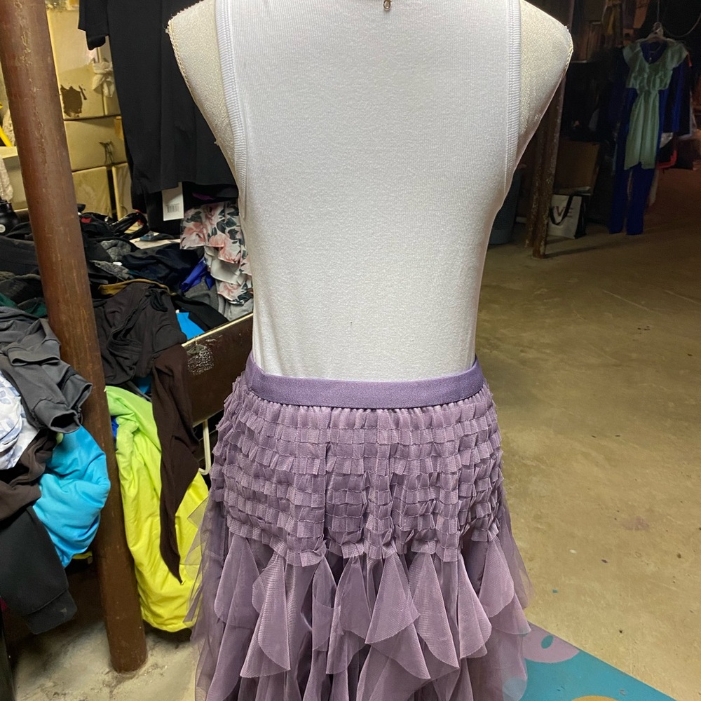 Lavender Maxi Ruffled Skirt - Picture 5 of 6